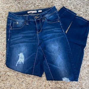 2 pair of YMI size 3 skinny Jeans.
